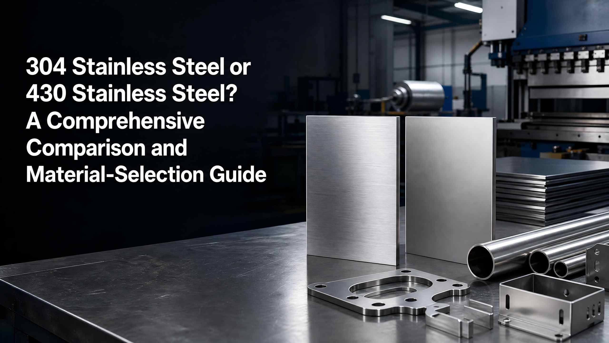 304 Stainless Steel သို့မဟုတ် 430 Stainless Steel? ပြည့်စုံသော နှိုင်းယှဉ်မှုနှင့် ပစ္စည်းရွေးချယ်မှုလမ်းညွှန်